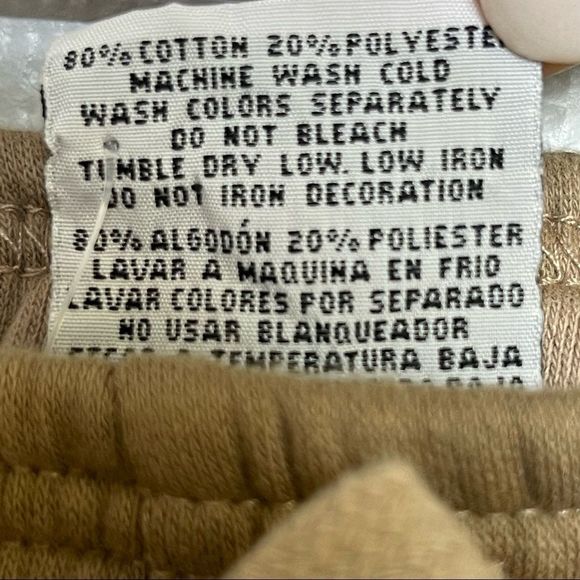 Cross Colours Sweatpants Tie Dye Nude Fleece Jersey Joggers Pockets Size Small - Picture 14 of 14